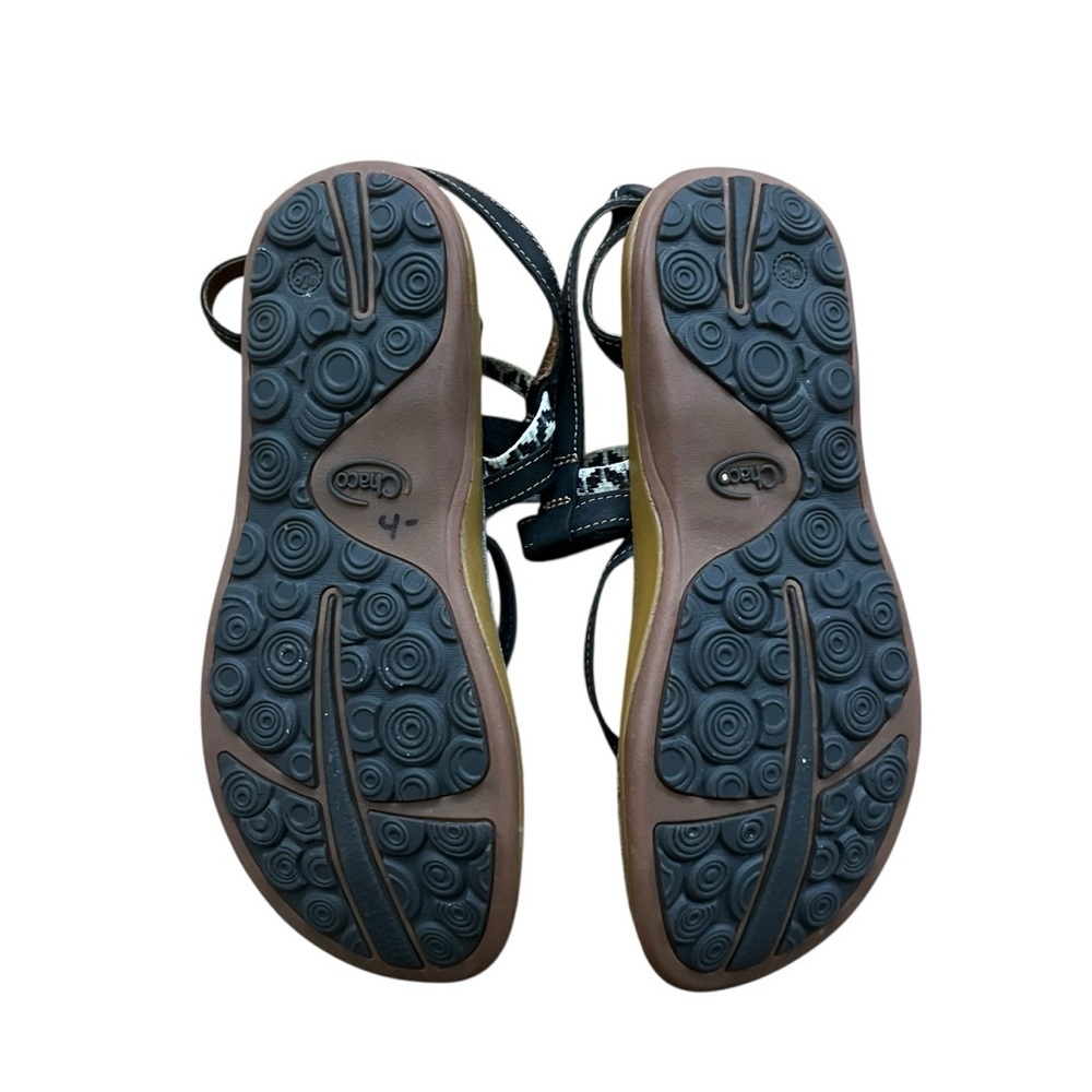 Chaco’s Women’s Loveland Dolman Black Leather Webbing Adjustable Sandal SZ 7 - Picture 6 of 12
